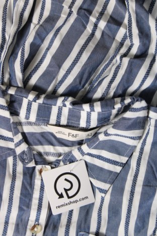 Γυναικείο πουκάμισο F&F, Μέγεθος M, Χρώμα Μπλέ, Τιμή 7,80 €