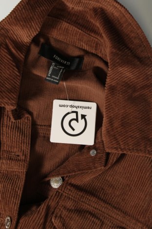 Γυναικείο πουκάμισο Forever 21, Μέγεθος L, Χρώμα Καφέ, Τιμή 11,63 €