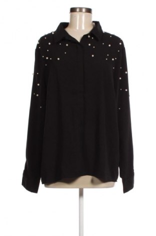 Γυναικείο πουκάμισο Fransa, Μέγεθος L, Χρώμα Μαύρο, Τιμή 12,62 €