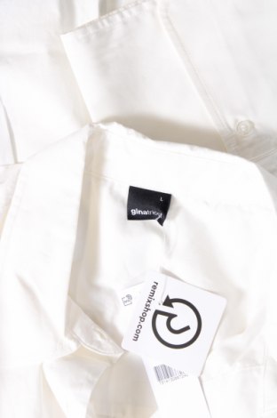 Дамска риза Gina Tricot, Размер L, Цвят Бял, Цена 23,00 лв.