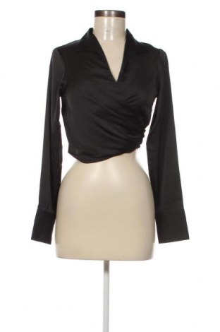 Γυναικείο πουκάμισο Guido Maria Kretschmer for About You, Μέγεθος XS, Χρώμα Μαύρο, Τιμή 39,69 €