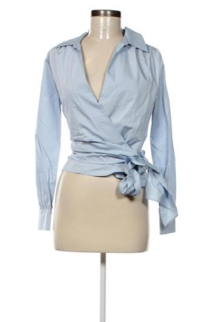 Damenbluse Guido Maria Kretschmer for About You, Größe S, Farbe Blau, Preis € 19,85