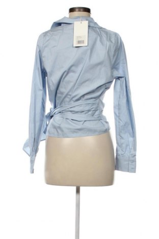 Γυναικείο πουκάμισο Guido Maria Kretschmer for About You, Μέγεθος S, Χρώμα Μπλέ, Τιμή 19,85 €