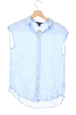 Дамска риза H&M, Размер XS, Цвят Син, Цена 16,05 лв.