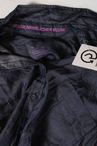 Дамска риза Herrlicher, Размер S, Цвят Син, Цена 26,40 лв.