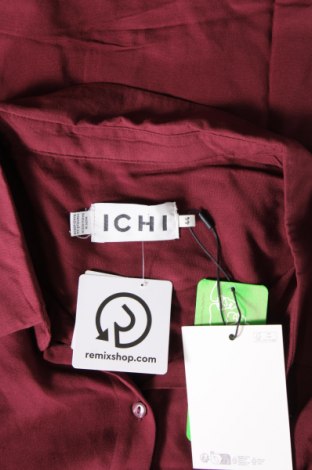 Γυναικείο πουκάμισο Ichi, Μέγεθος XL, Χρώμα Κόκκινο, Τιμή 21,83 €