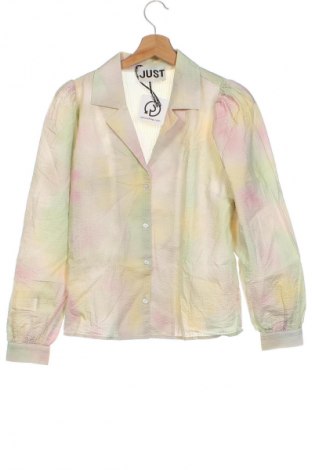 Γυναικείο πουκάμισο Just, Μέγεθος XS, Χρώμα Πολύχρωμο, Τιμή 10,99 €