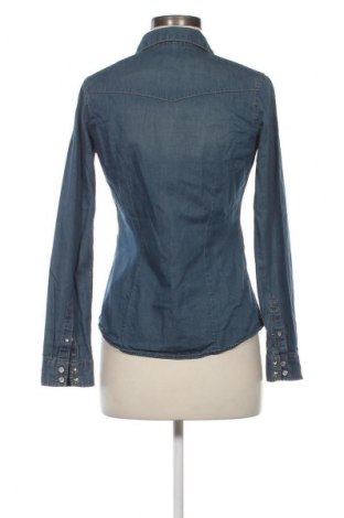 Damenbluse Kariban, Größe S, Farbe Blau, Preis € 5,49