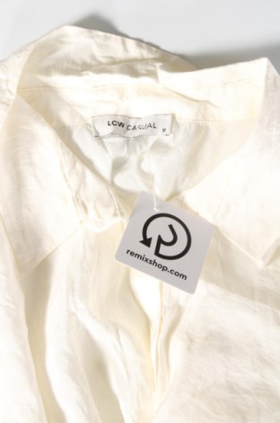Γυναικείο πουκάμισο LCW, Μέγεθος M, Χρώμα Εκρού, Τιμή 7,67 €