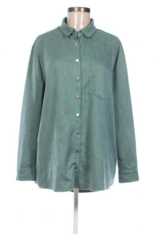 Γυναικείο πουκάμισο Laura Torelli, Μέγεθος XL, Χρώμα Πράσινο, Τιμή 15,46 €