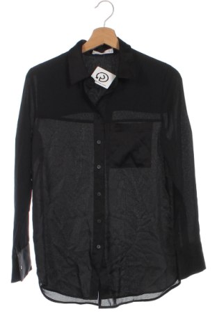 Γυναικείο πουκάμισο Mango, Μέγεθος XS, Χρώμα Μαύρο, Τιμή 37,42 €
