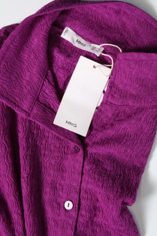 Γυναικείο πουκάμισο Mango, Μέγεθος XS, Χρώμα Βιολετί, Τιμή 15,98 €