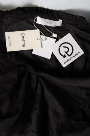 Γυναικείο πουκάμισο Mango, Μέγεθος L, Χρώμα Μαύρο, Τιμή 14,38 €