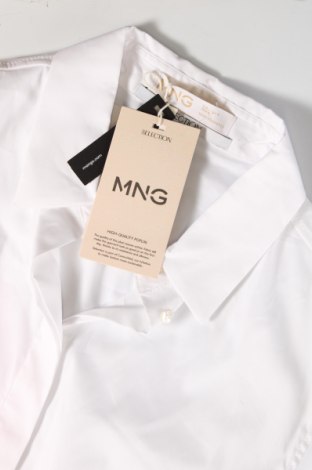 Дамска риза Mango, Размер L, Цвят Бял, Цена 34,10 лв.