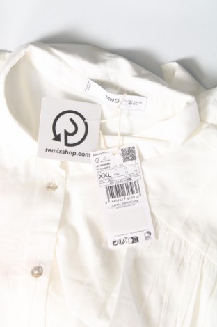 Γυναικείο πουκάμισο Mango, Μέγεθος XXL, Χρώμα Λευκό, Τιμή 22,37 €