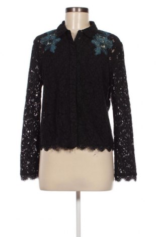 Γυναικείο πουκάμισο Marks & Spencer, Μέγεθος L, Χρώμα Μαύρο, Τιμή 8,29 €