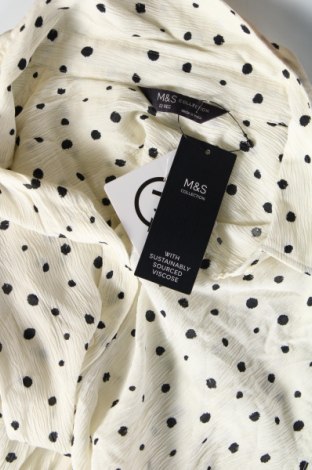 Дамска риза Marks & Spencer, Размер M, Цвят Екрю, Цена 31,00 лв.