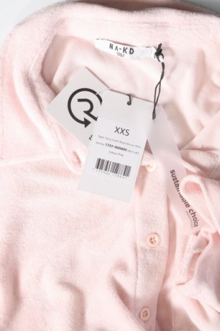 Дамска риза NA-KD, Размер XXS, Цвят Розов, Цена 34,65 лв.