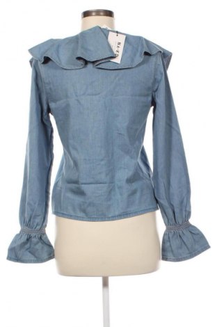 Γυναικείο πουκάμισο NA-KD, Μέγεθος XS, Χρώμα Μπλέ, Τιμή 19,85 €