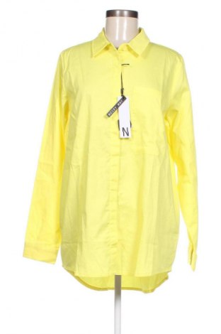 Γυναικείο πουκάμισο Noisy May, Μέγεθος L, Χρώμα Κίτρινο, Τιμή 11,34 €
