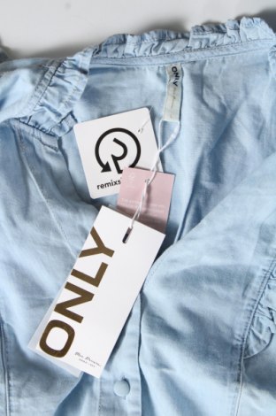 Γυναικείο πουκάμισο ONLY, Μέγεθος L, Χρώμα Μπλέ, Τιμή 13,04 €