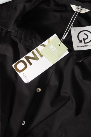 Γυναικείο πουκάμισο ONLY, Μέγεθος M, Χρώμα Μαύρο, Τιμή 9,48 €