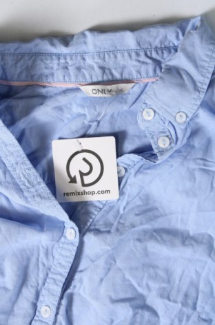 Γυναικείο πουκάμισο ONLY, Μέγεθος M, Χρώμα Μπλέ, Τιμή 6,19 €