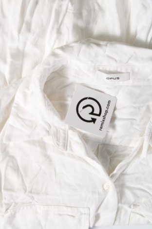 Γυναικείο πουκάμισο Opus, Μέγεθος M, Χρώμα Λευκό, Τιμή 17,00 €