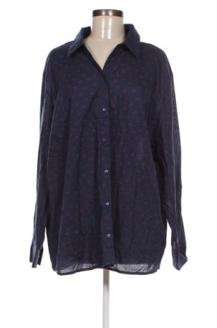 Γυναικείο πουκάμισο Paola, Μέγεθος 3XL, Χρώμα Μπλέ, Τιμή 8,50 €