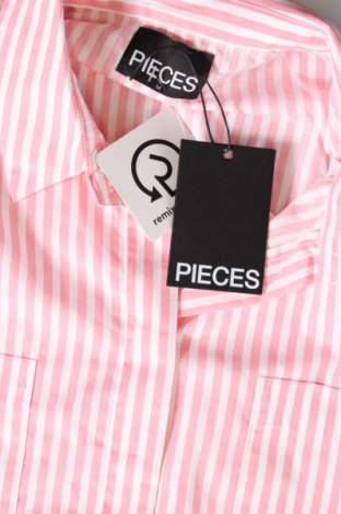 Γυναικείο πουκάμισο Pieces, Μέγεθος M, Χρώμα Πολύχρωμο, Τιμή 10,67 €