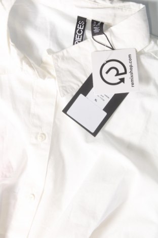 Γυναικείο πουκάμισο Pieces, Μέγεθος XL, Χρώμα Λευκό, Τιμή 11,86 €