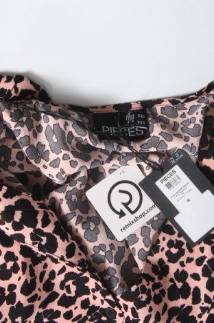 Γυναικείο πουκάμισο Pieces, Μέγεθος 3XL, Χρώμα Πολύχρωμο, Τιμή 12,33 €