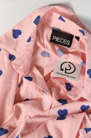 Γυναικείο πουκάμισο Pieces, Μέγεθος S, Χρώμα Ρόζ , Τιμή 6,80 €