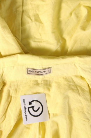 Γυναικείο πουκάμισο Pink Woman, Μέγεθος S, Χρώμα Κίτρινο, Τιμή 7,80 €