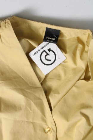 Дамска риза Pinko, Размер M, Цвят Жълт, Цена 132,55 лв.