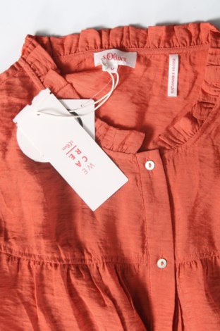 Дамска риза S.Oliver, Размер M, Цвят Оранжев, Цена 38,50 лв.