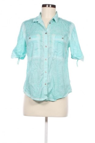 Γυναικείο πουκάμισο S.Oliver, Μέγεθος M, Χρώμα Μπλέ, Τιμή 17,39 €