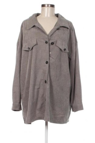 Γυναικείο πουκάμισο SHEIN, Μέγεθος 3XL, Χρώμα Γκρί, Τιμή 7,11 €