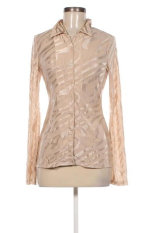 Γυναικείο πουκάμισο SHEIN, Μέγεθος M, Χρώμα  Μπέζ, Τιμή 6,96 €