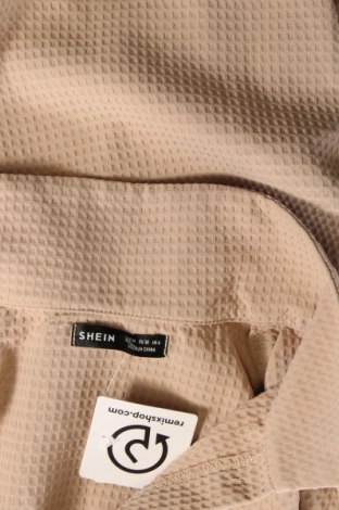 Γυναικείο πουκάμισο SHEIN, Μέγεθος M, Χρώμα  Μπέζ, Τιμή 6,18 €