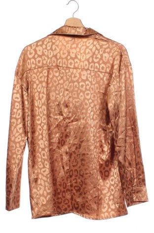 Γυναικείο πουκάμισο SHEIN, Μέγεθος XS, Χρώμα Καφέ, Τιμή 7,31 €
