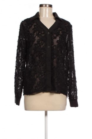 Γυναικείο πουκάμισο SHEIN, Μέγεθος XS, Χρώμα Μαύρο, Τιμή 8,50 €