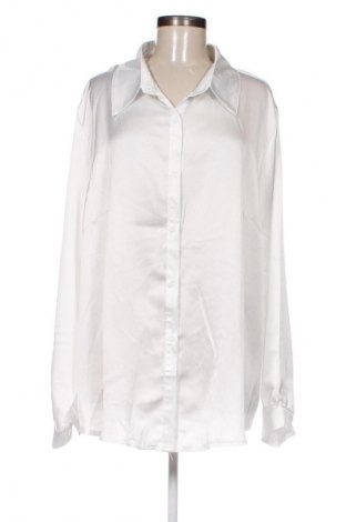 Γυναικείο πουκάμισο SHEIN, Μέγεθος 4XL, Χρώμα Λευκό, Τιμή 13,00 €