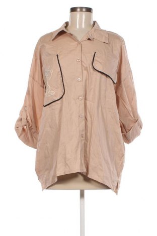 Γυναικείο πουκάμισο Sarah, Μέγεθος M, Χρώμα  Μπέζ, Τιμή 9,90 €
