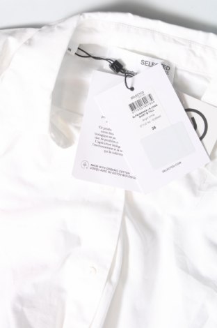 Γυναικείο πουκάμισο Selected Femme, Μέγεθος S, Χρώμα Λευκό, Τιμή 41,75 €