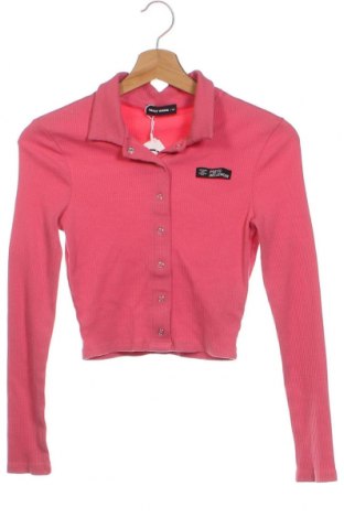 Γυναικείο πουκάμισο Tally Weijl, Μέγεθος XS, Χρώμα Ρόζ , Τιμή 7,80 €