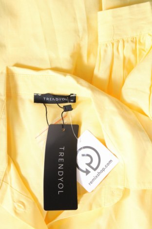 Дамска риза Trendyol, Размер M, Цвят Жълт, Цена 38,50 лв.