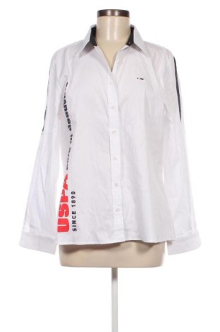 Γυναικείο πουκάμισο U.S. Polo Assn., Μέγεθος L, Χρώμα Λευκό, Τιμή 17,00 €