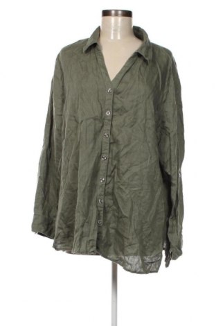 Γυναικείο πουκάμισο Ulla Popken, Μέγεθος XL, Χρώμα Πράσινο, Τιμή 11,57 €