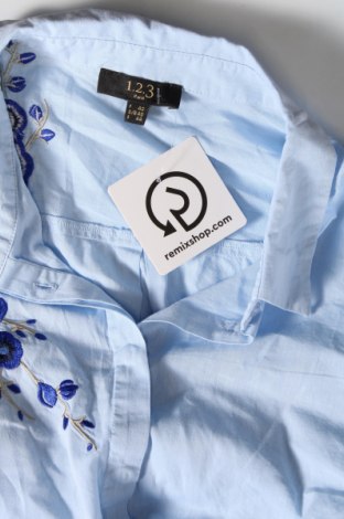 Γυναικείο πουκάμισο Un Deux Trois, Μέγεθος L, Χρώμα Μπλέ, Τιμή 16,33 €